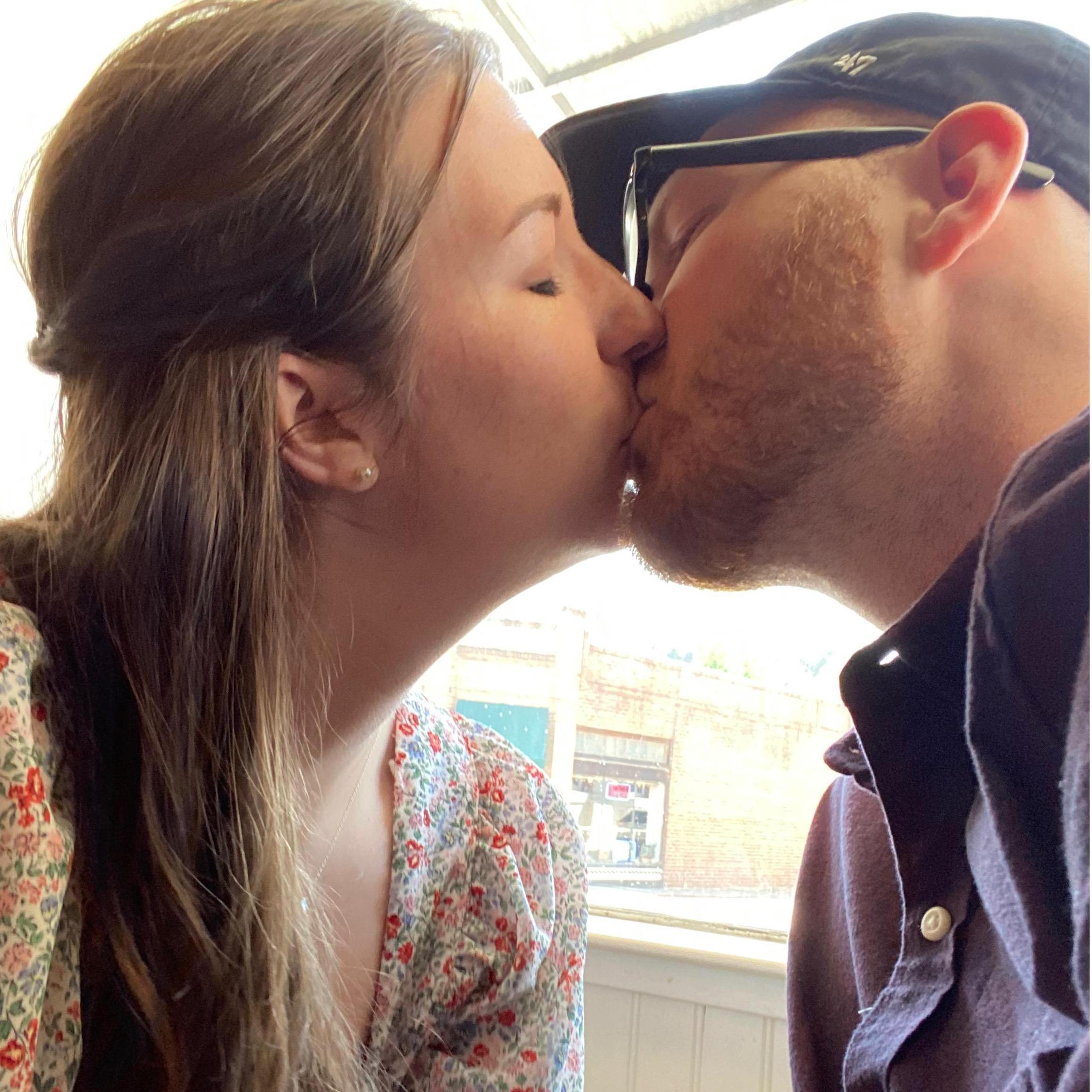 Coffee breath kisses 😂