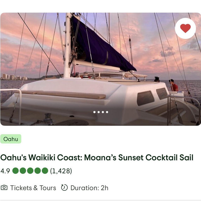 Moana Sunset Cocktail Sail