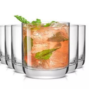 JoyJolt Faye Drinking Glasses - Set of 6, 10oz