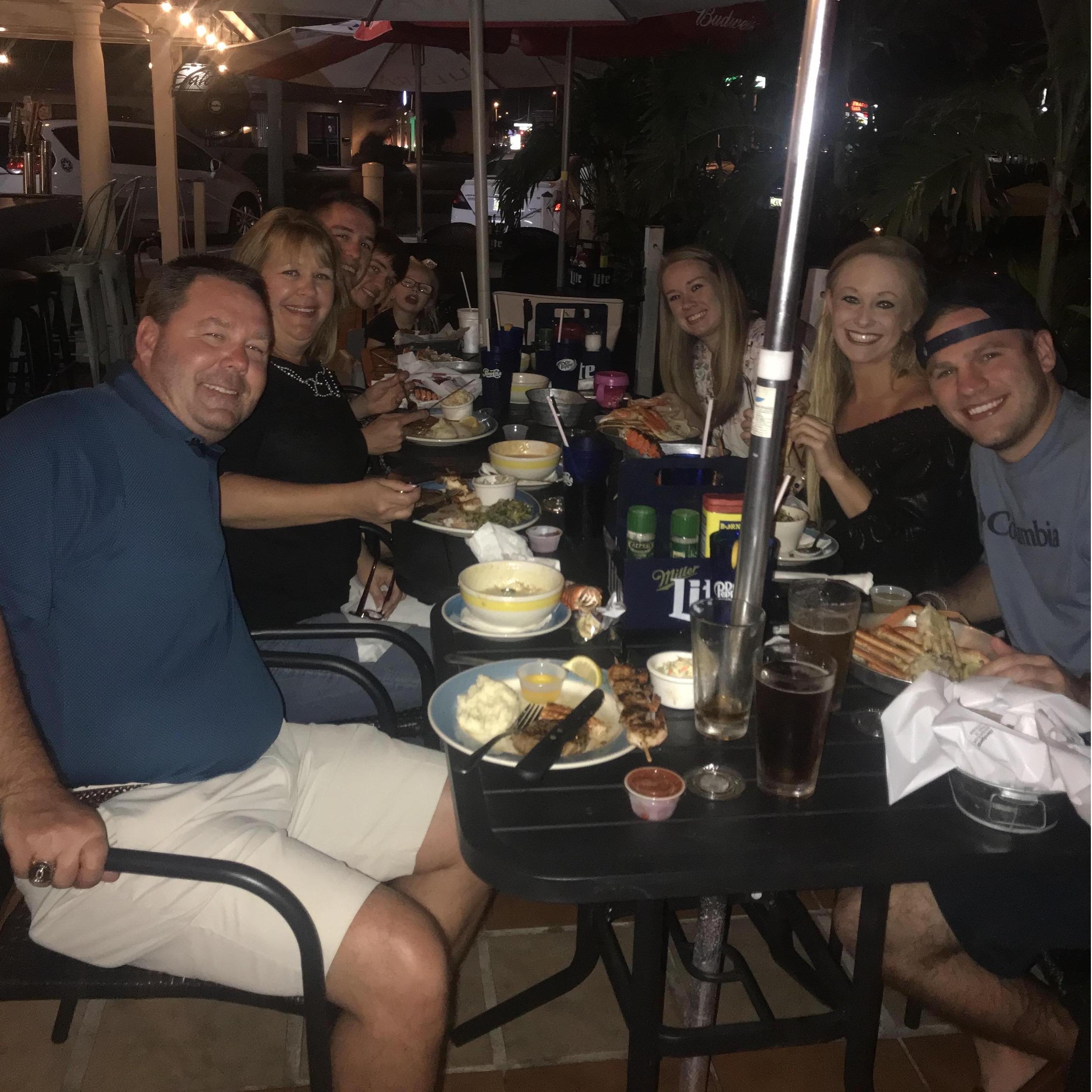 Vacation trip to Florida with Lauren's family! Our first time out of state together!