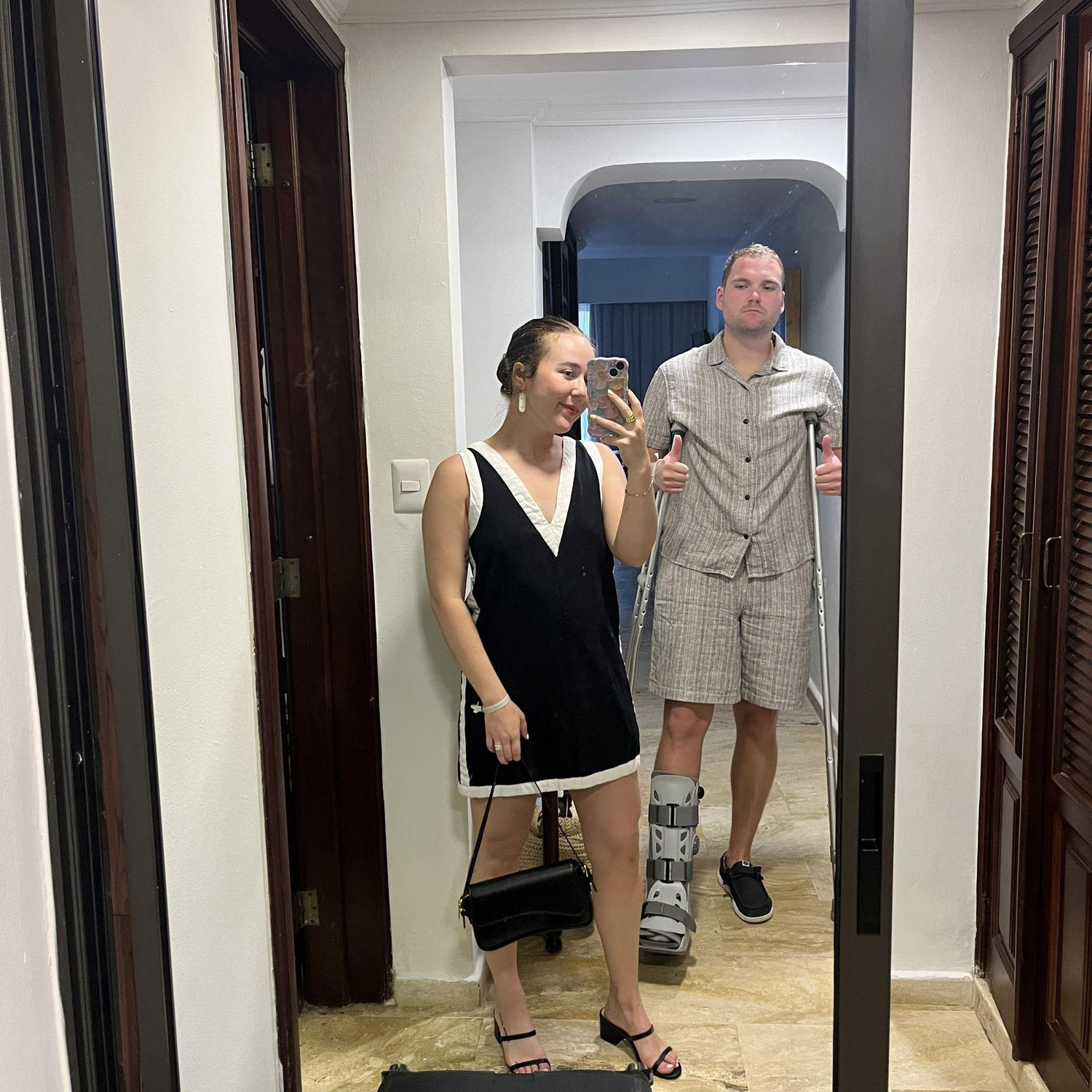 *Victor's torn Achilles* Dominican Republic, July 2025