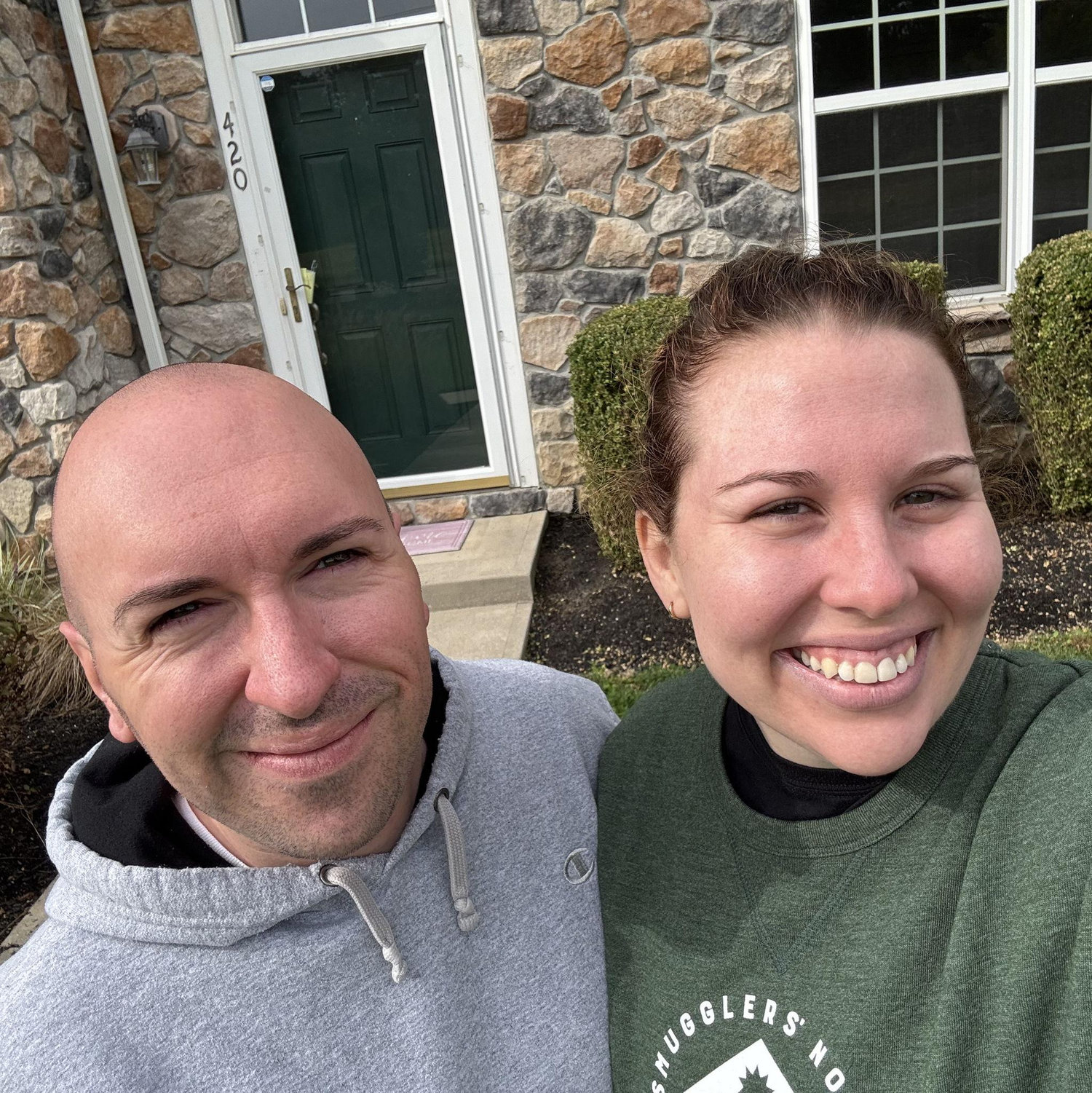 Celebrating our new home together!