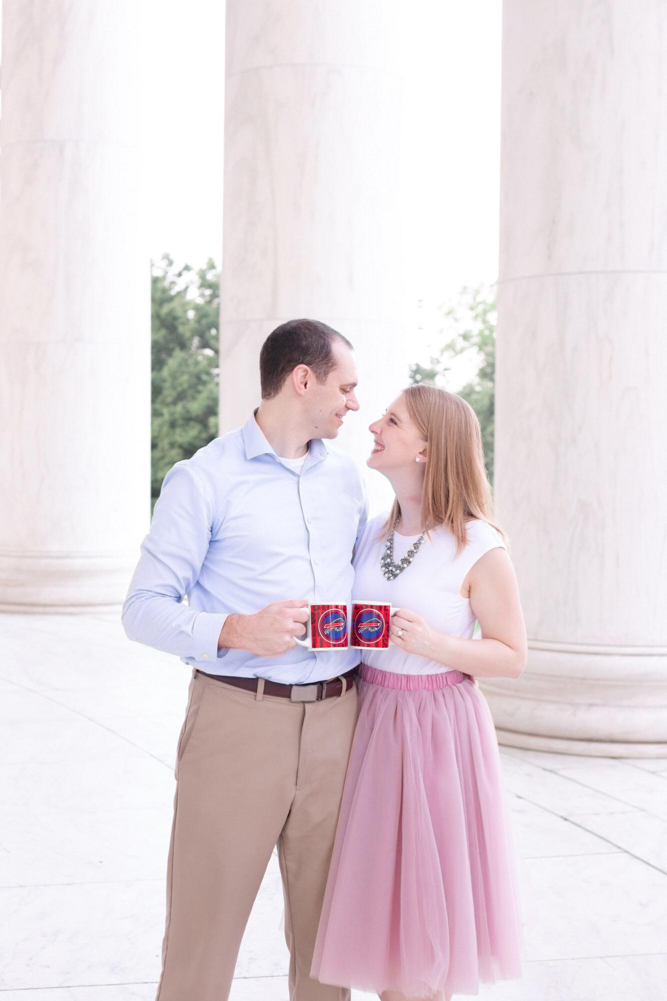 Had to represent the Bills during our engagement photos - July 2018