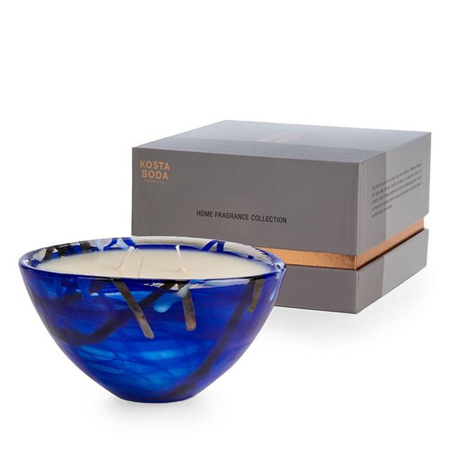 Kosta Boda Home Fragrance Collection Contrast Candle, Coastal Bloom Scent