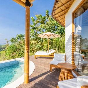 Night in a villa in Nusa Penida