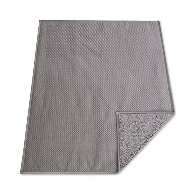 Estex Home Fashions Reversible Velvet Pinsonic Fleece Throw