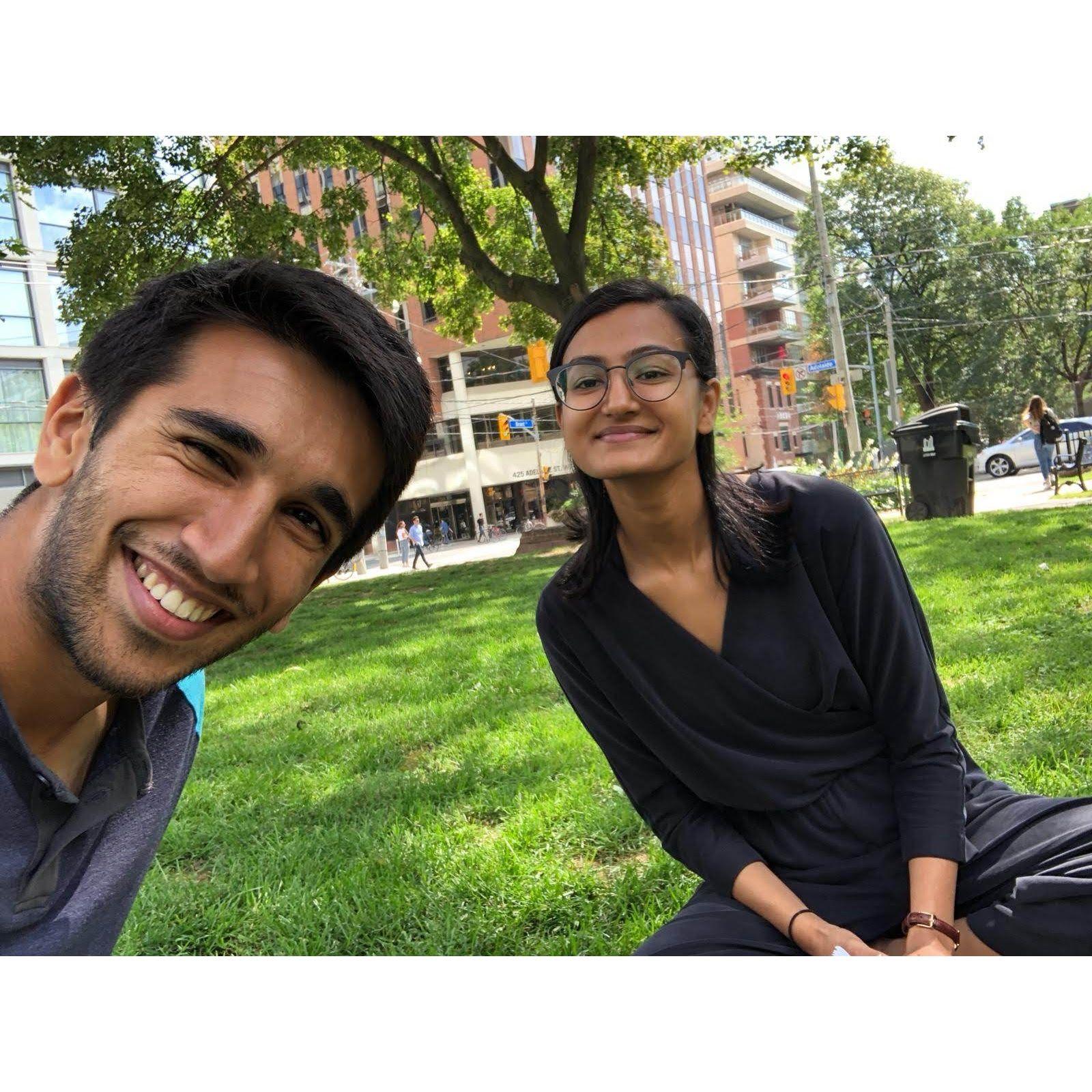 One of many lunch dates in Toronto