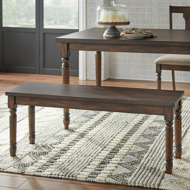 Burntwood Dining Bench Dark Oak - Buylateral