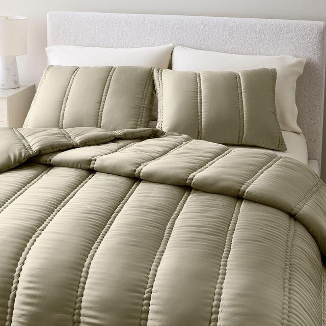 Tencel Plush King/Cal. King Comforter, Elm