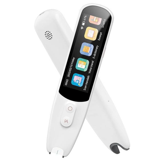 SVANTTO Pen Scanner, Text to Speech Device for Dyslexia, OCR Digital Highlighter Reader Pen, Exam Reading Pen, Bluetooth Langage Translator, No Monthly Fee