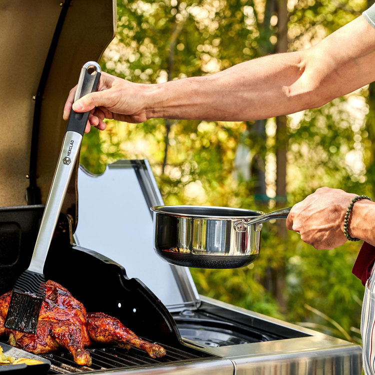 HexClad Hybrid Cookware, 8-Piece BBQ Tool Set | Zola