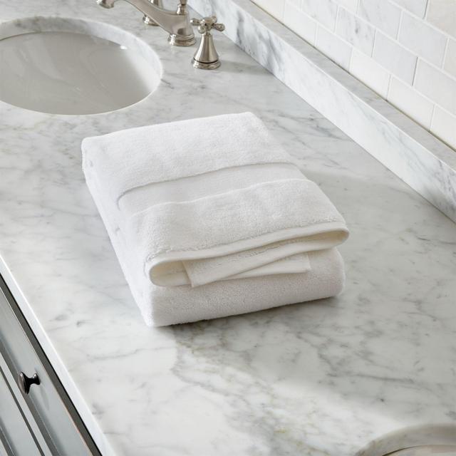 Organic 800-Gram White Turkish Bath Towel