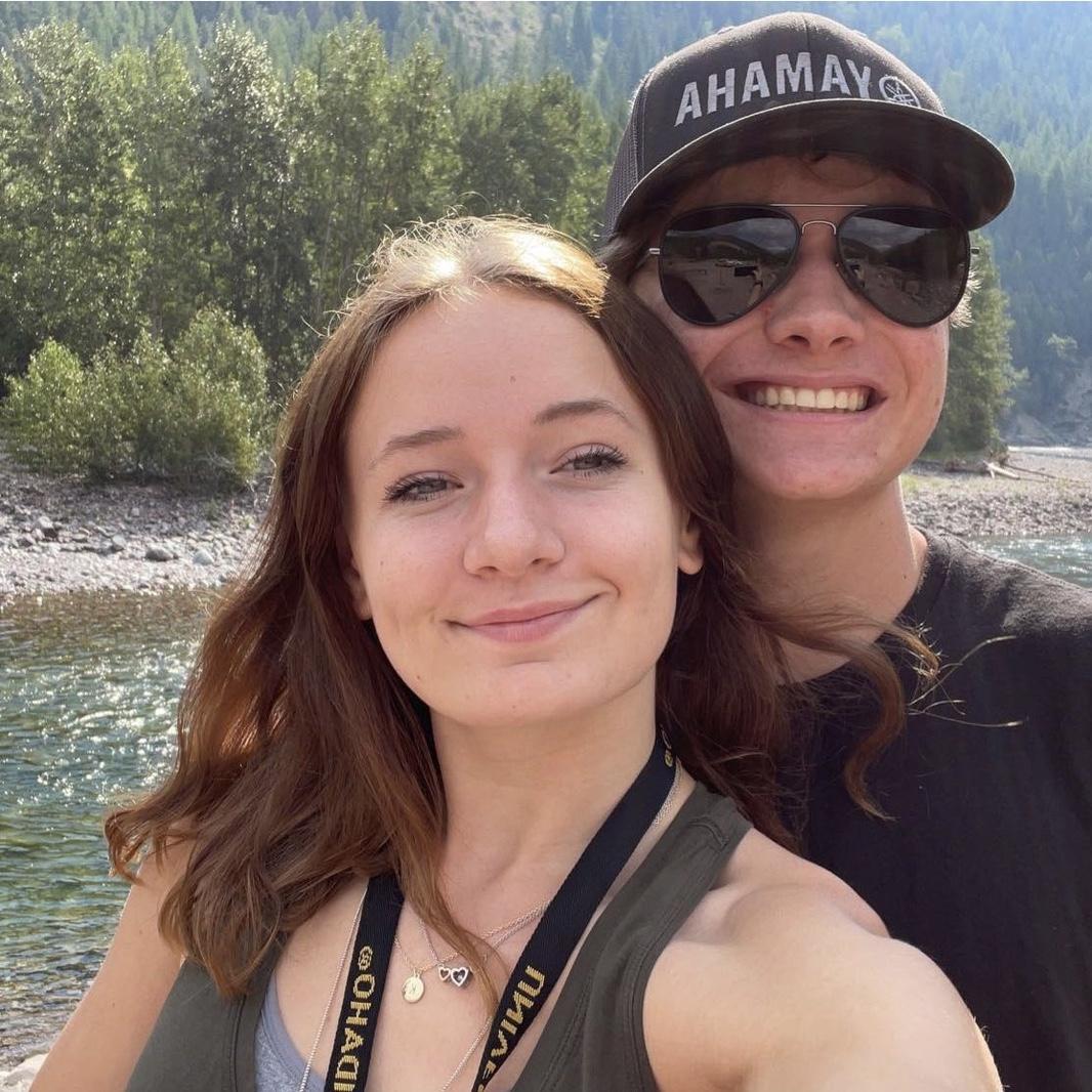 Our first “roadtrip” together, Glacier National Park after Tay’s graduation 🤍