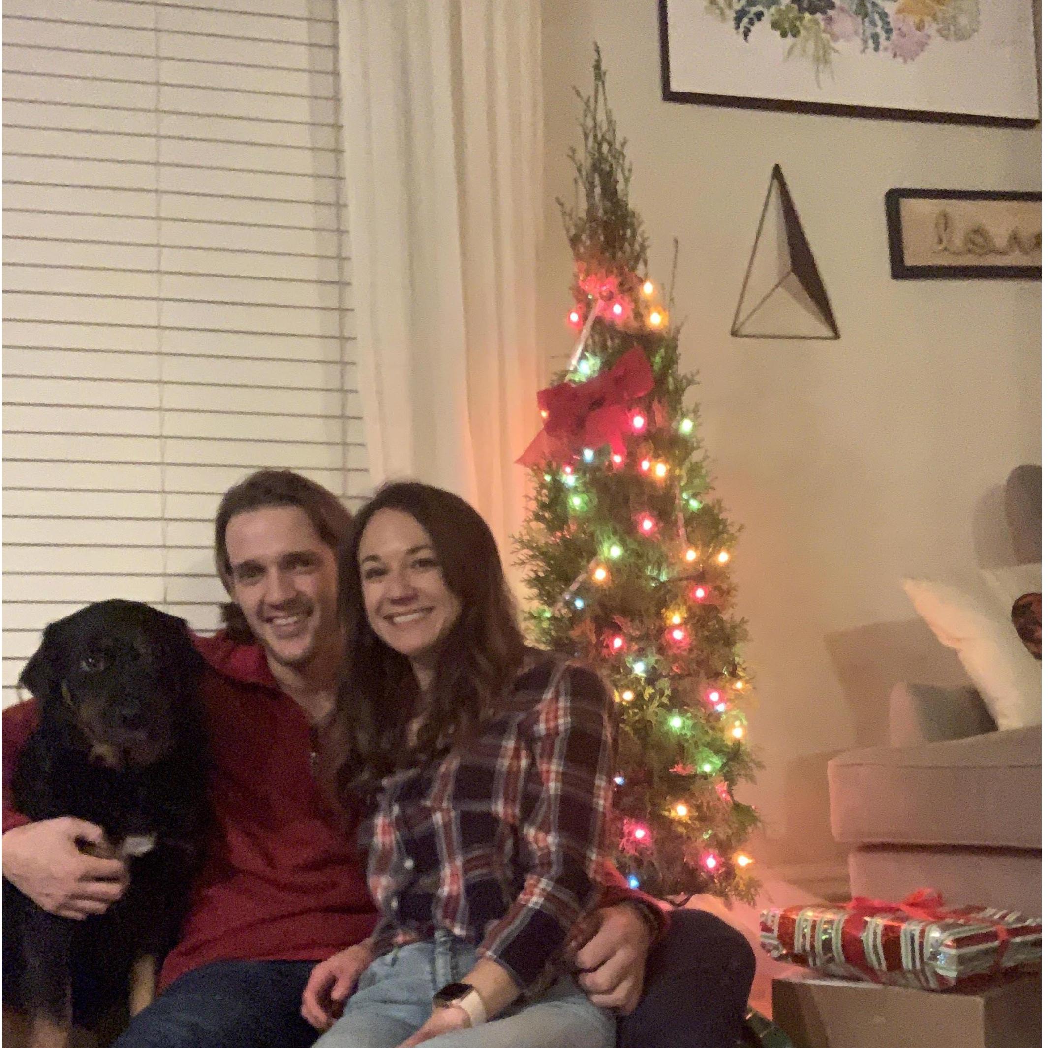 Our first Christmas together.