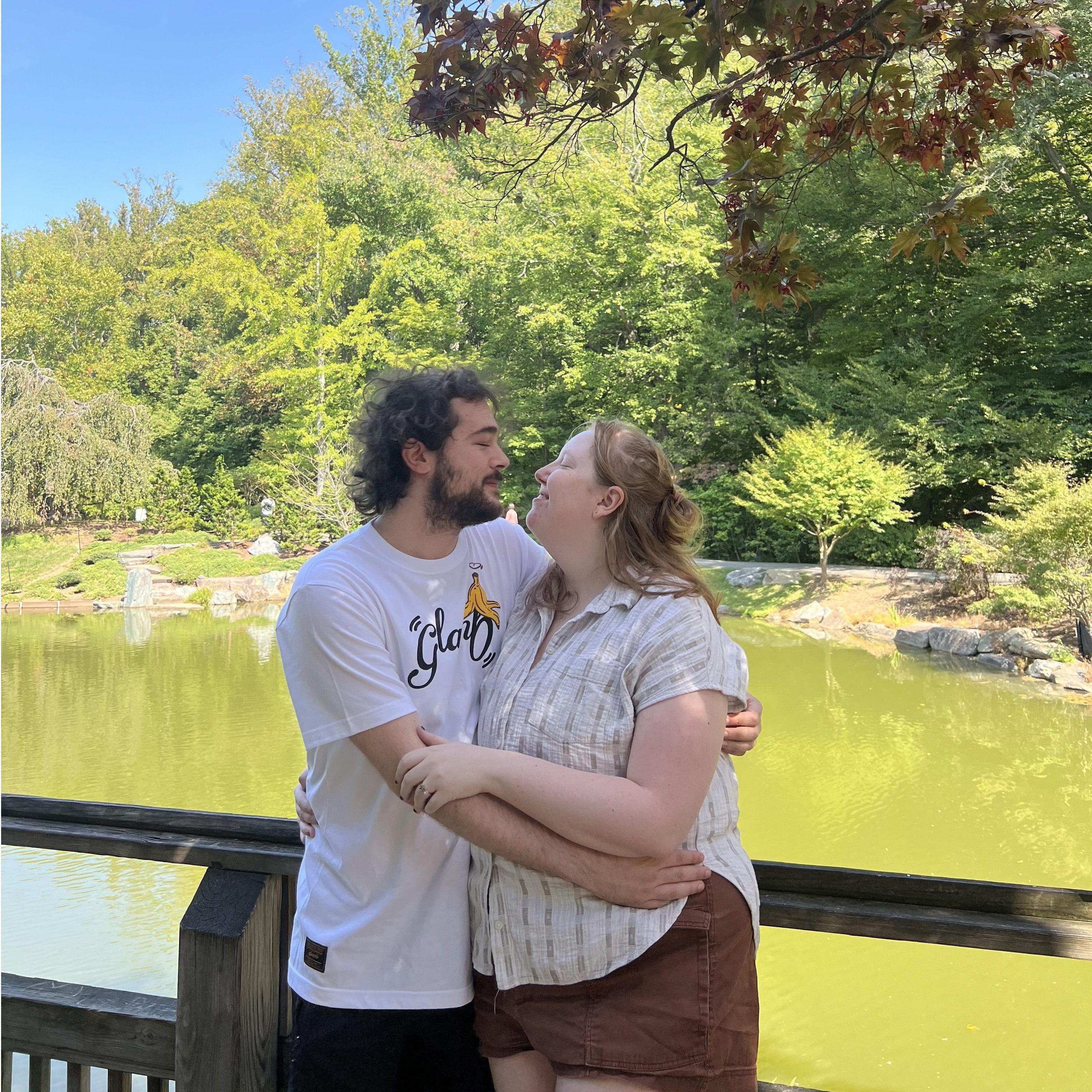 Fresh from popping the question