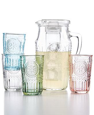 Romantic Glassware Collection - Pink