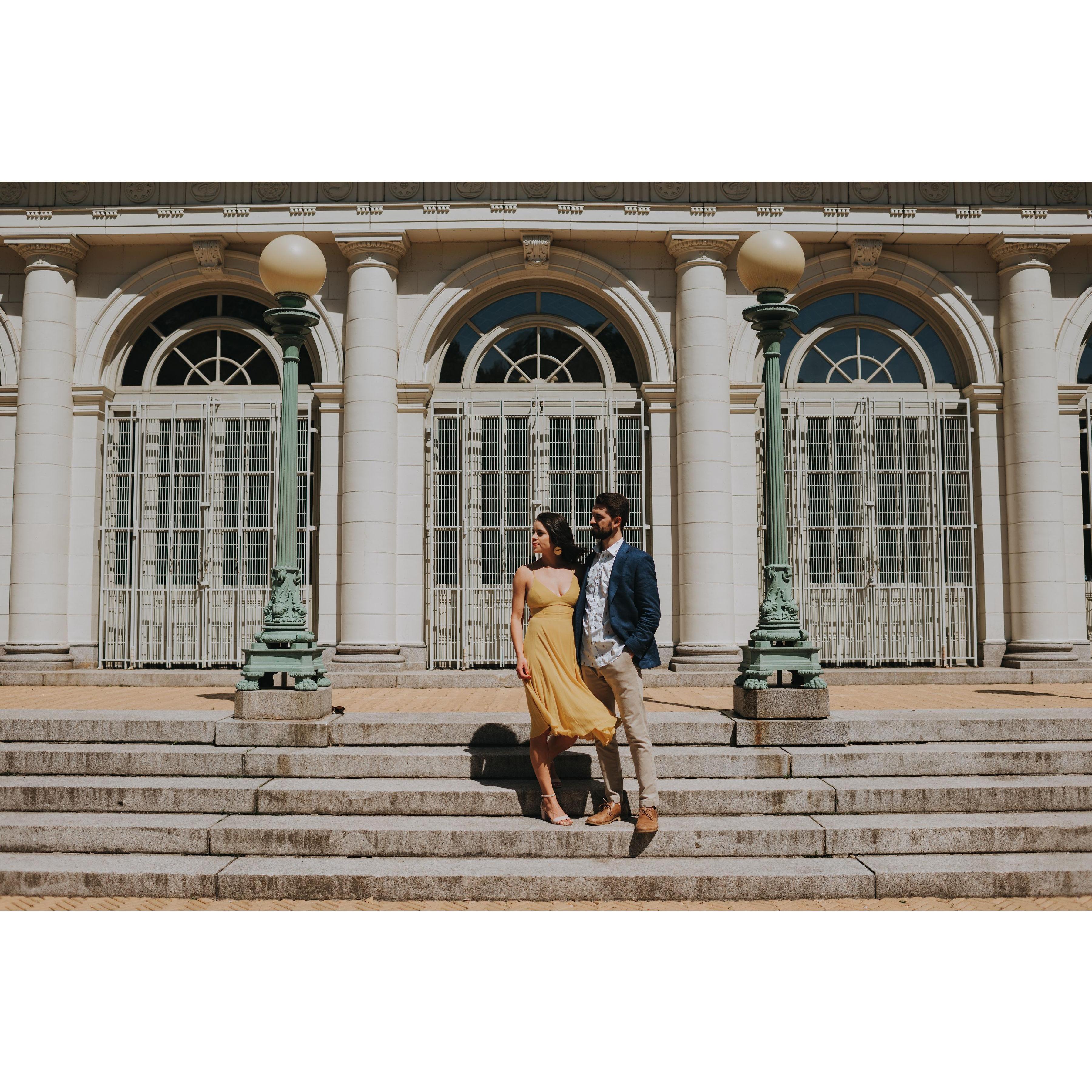 Engagement shoot w/ @hellocaitcarr. Boathouse in Prospect Park, Brooklyn.