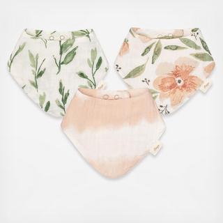 Parker Assorted Muslin Bib, Set of 3