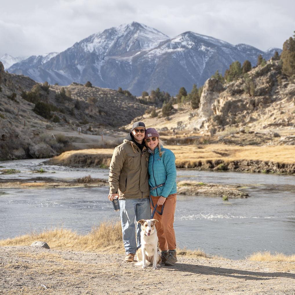 Family photo in Mammoth Lakes, CA.