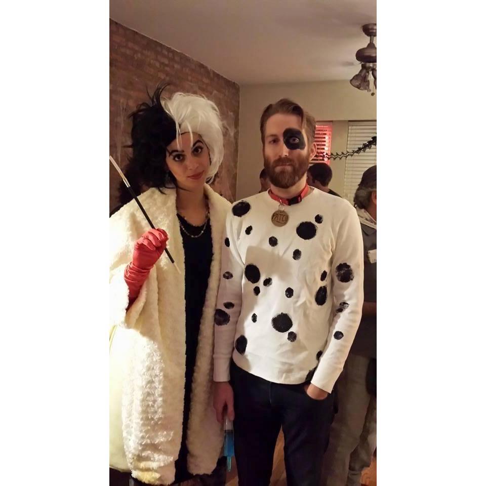 Cruella and Spot.