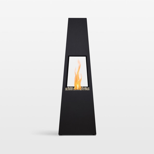 Ferro Metal Chiminea Fire Pit 70.5"