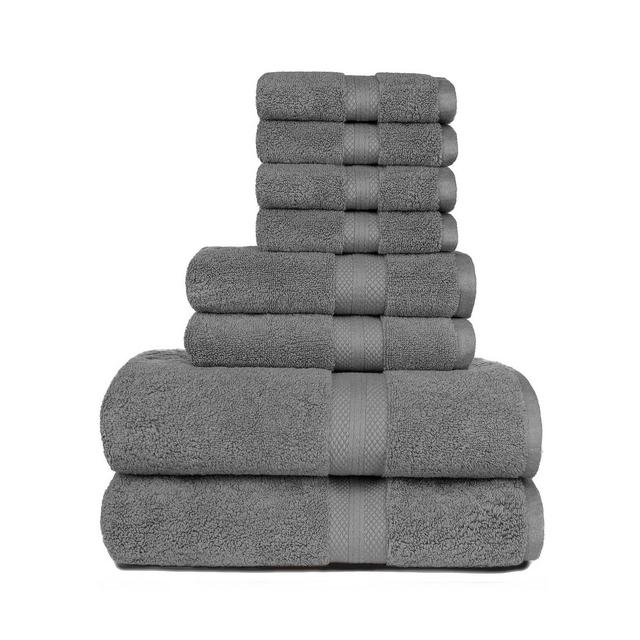 American Dawn Heirloom Manor Sarajane 800 GSM Solid 8 Piece Bath Towel Set