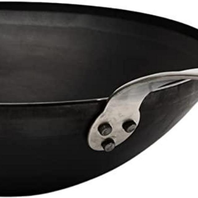 Made In Cookware - 12" Blue Carbon Steel Wok - Made in France - Professional Cookware