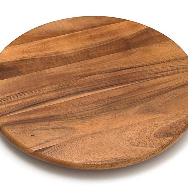Lipper International 1118 Acacia Wood 18 Lazy Susan Kitchen Turntable (Exclusive)