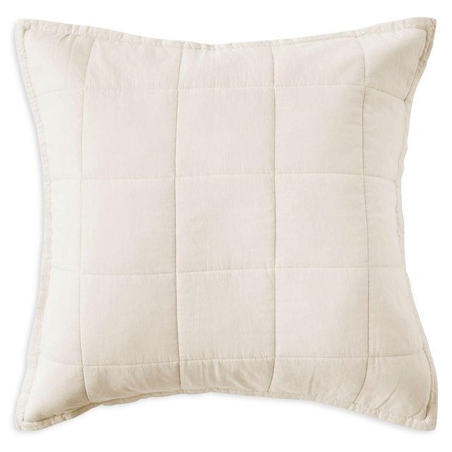 Christy Laundered Cotton Euro Sham, Pair