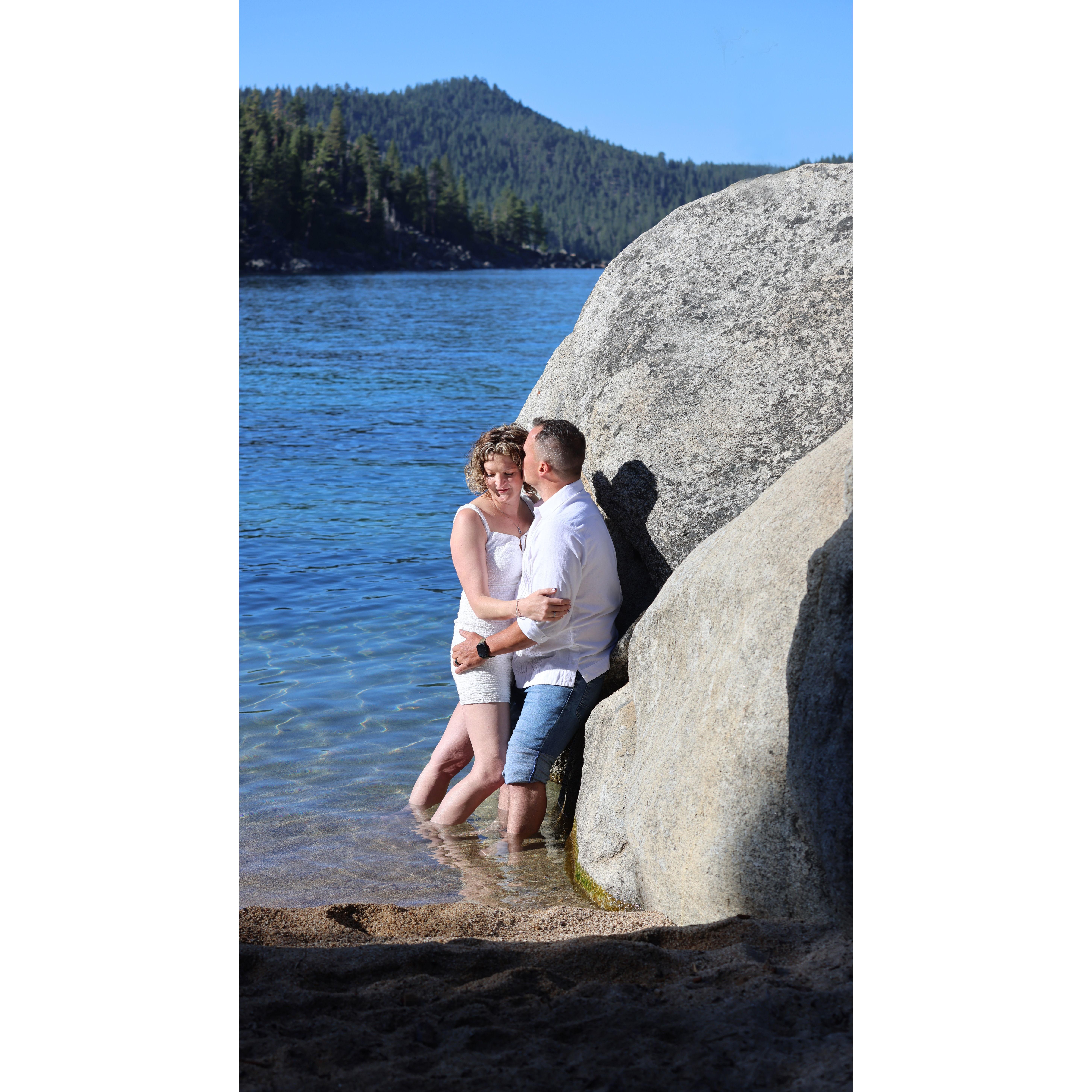 Favorite Photo at Lake Tahoe during Engagement session