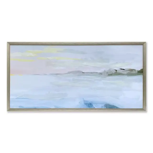 Everhome™ Horizon 60-Inch x 30-Inch Framed Embellished Canvas Wall Art