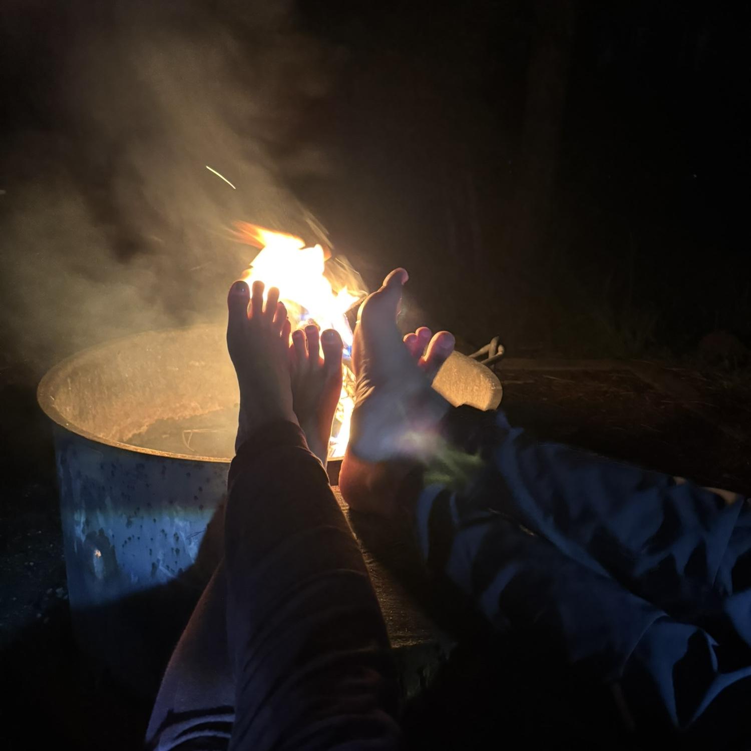 Our first solo camping together :)