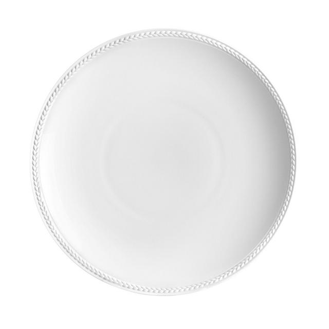 L'Objet Soie Tress�e White Soup Plate