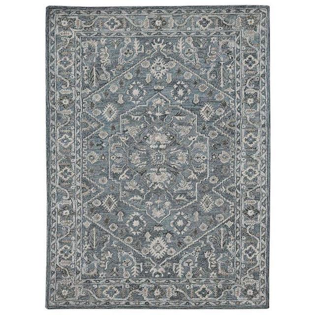 Ozette Tufted Rug, 5' x 7'6", Blue