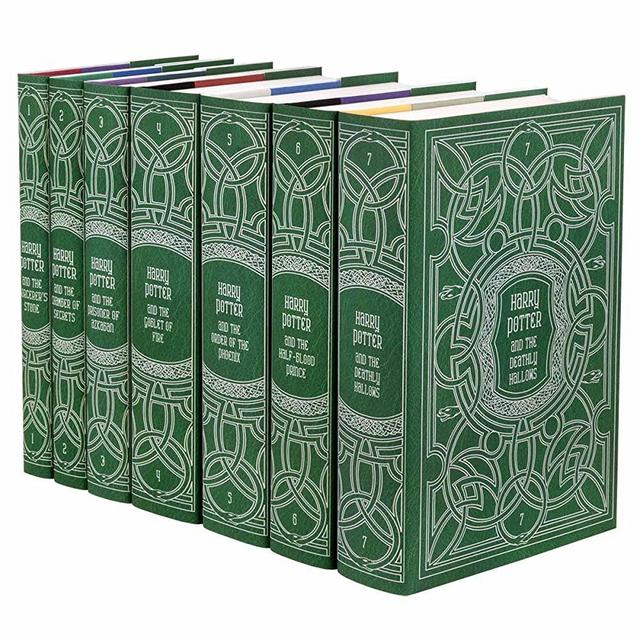 Juniper Books Harry Potter Slytherin House Boxed Set | Seven-Volume Hardcover Book Set with Custom Designed Dust Jackets | Author J.K. Rowling