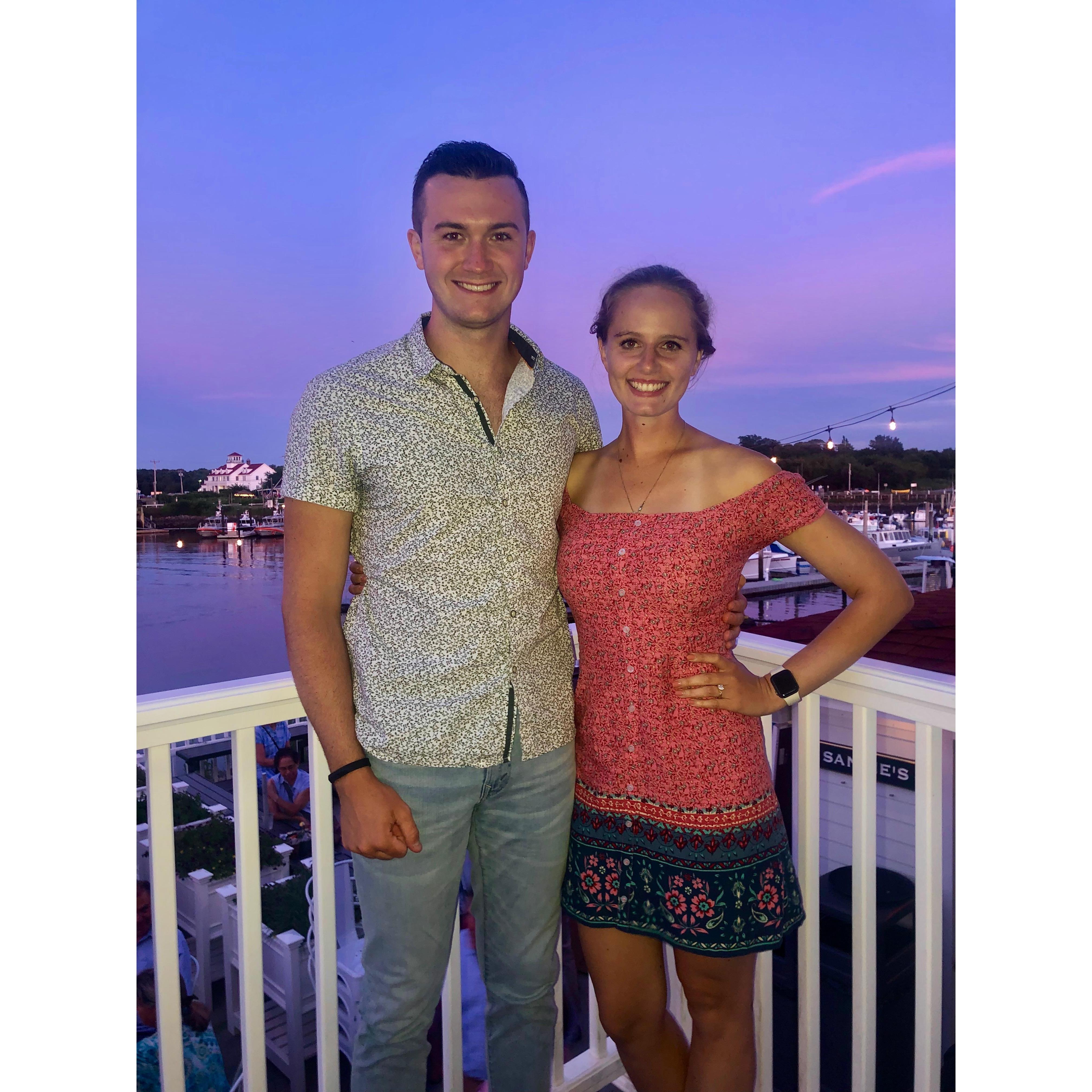 Liam's 22nd birthday at Fisherman's View on Cape Cod. (2019)