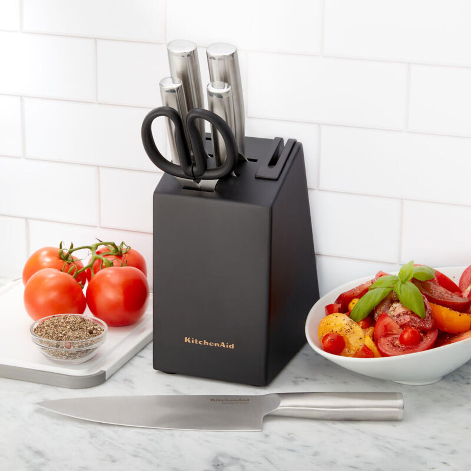 KitchenAid, Gourmet 7-Piece Knife Block Set | Zola