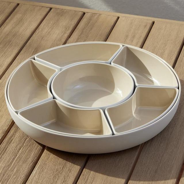 Kaloh Melamine Outdoor Chip and Dip Serveware