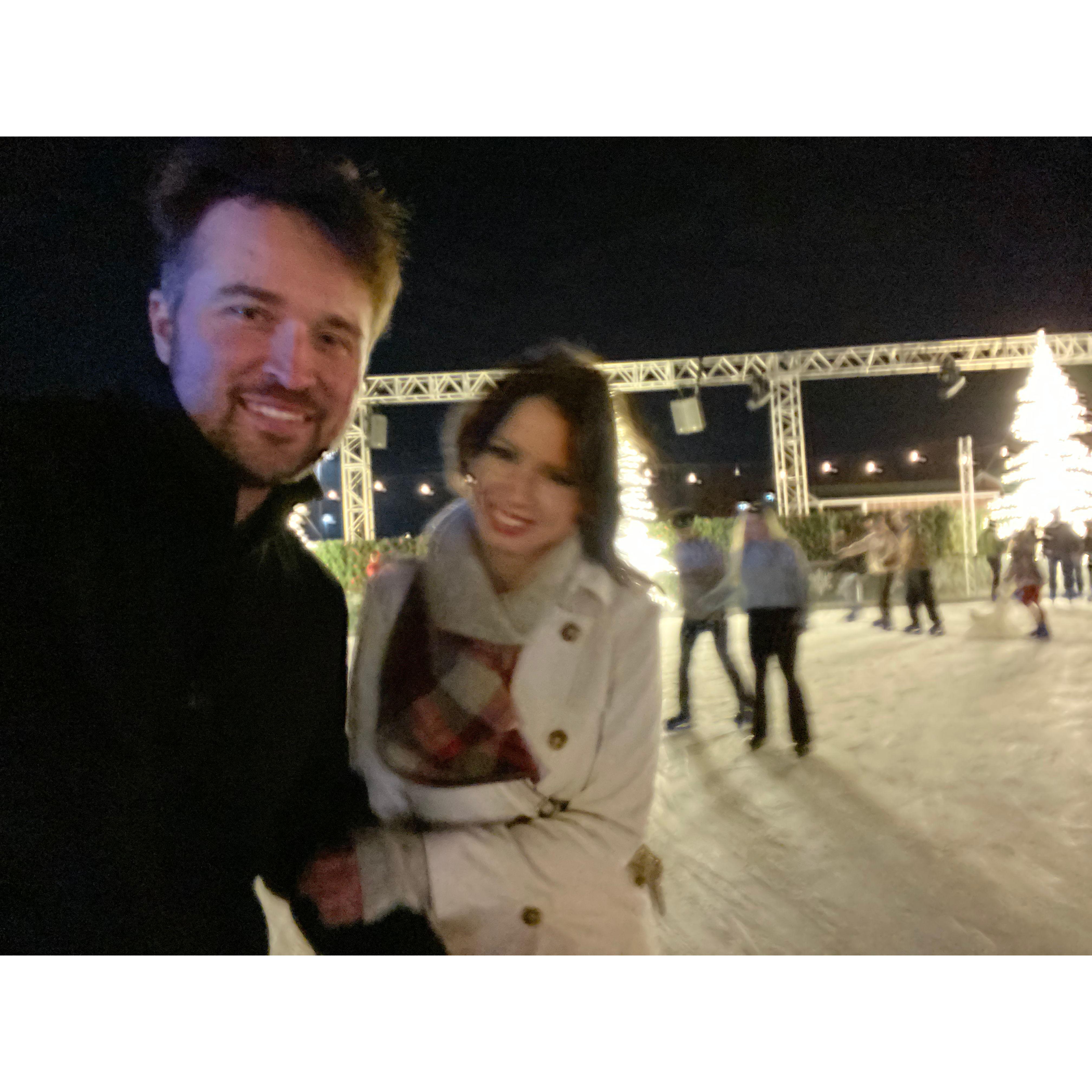 We had sooo much fun and neither of us fell once. Not one time. Not even a little. You think we did, but we didn't. Not once. ;)