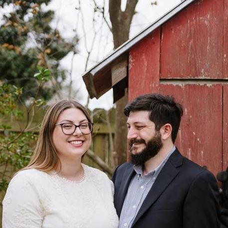 Where Eric actually proposed, next to the outhouse in Lulee's garden.