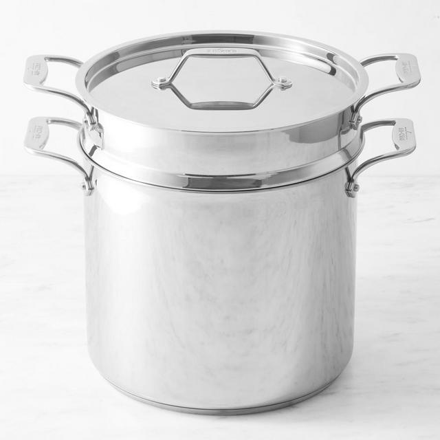 All-Clad Simply Strain Stainless-Steel Multipot, 16-Qt.