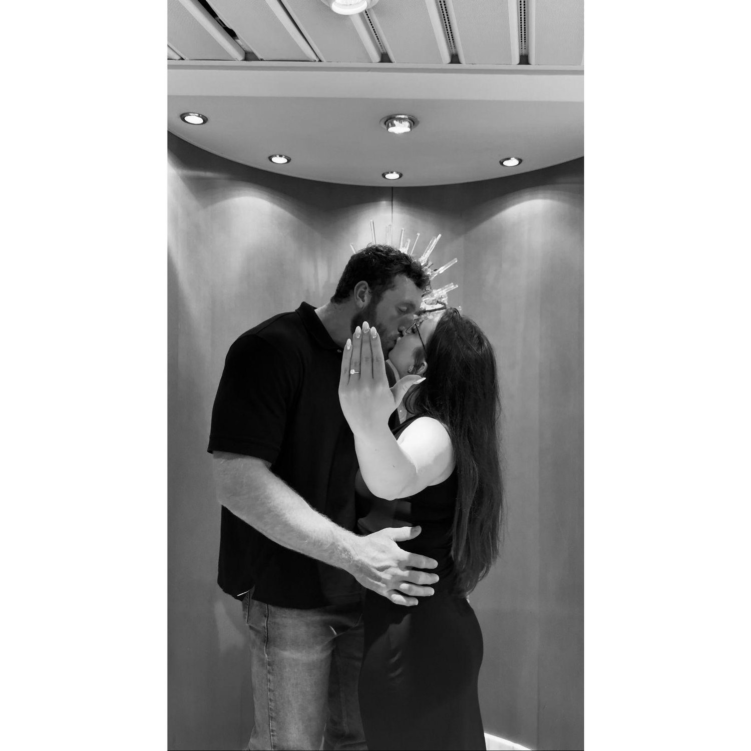 The night John proposed!