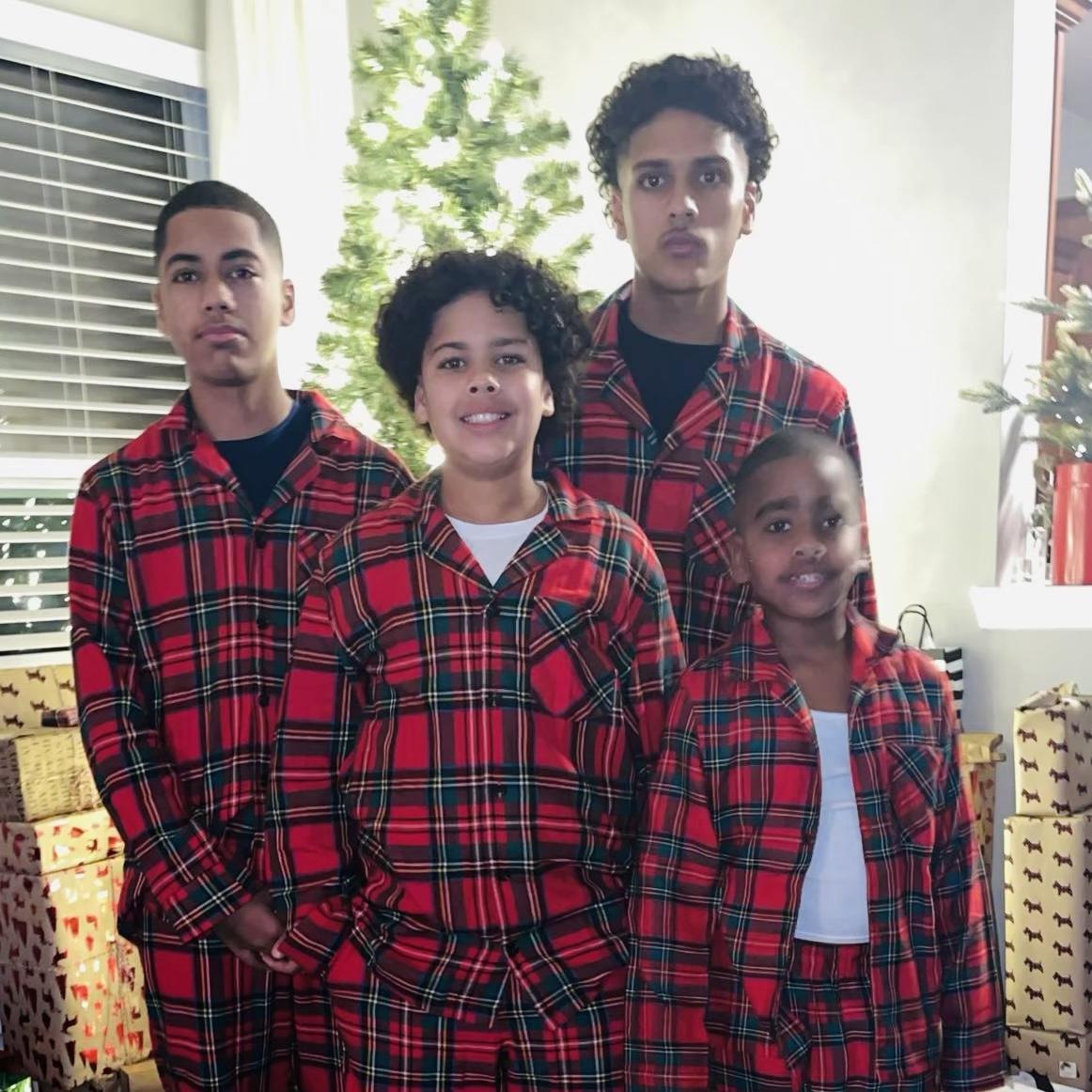 Alex’s nephews at Christmas! 🎄