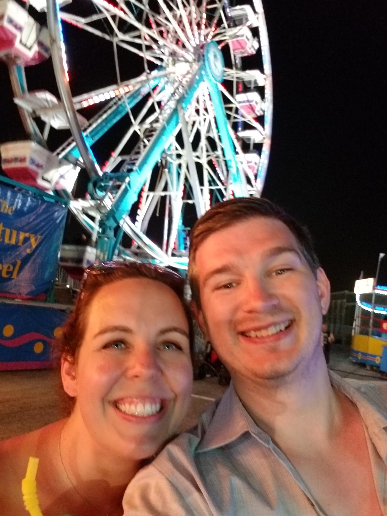 BBQ festival after a Chicago Fire soccer game.