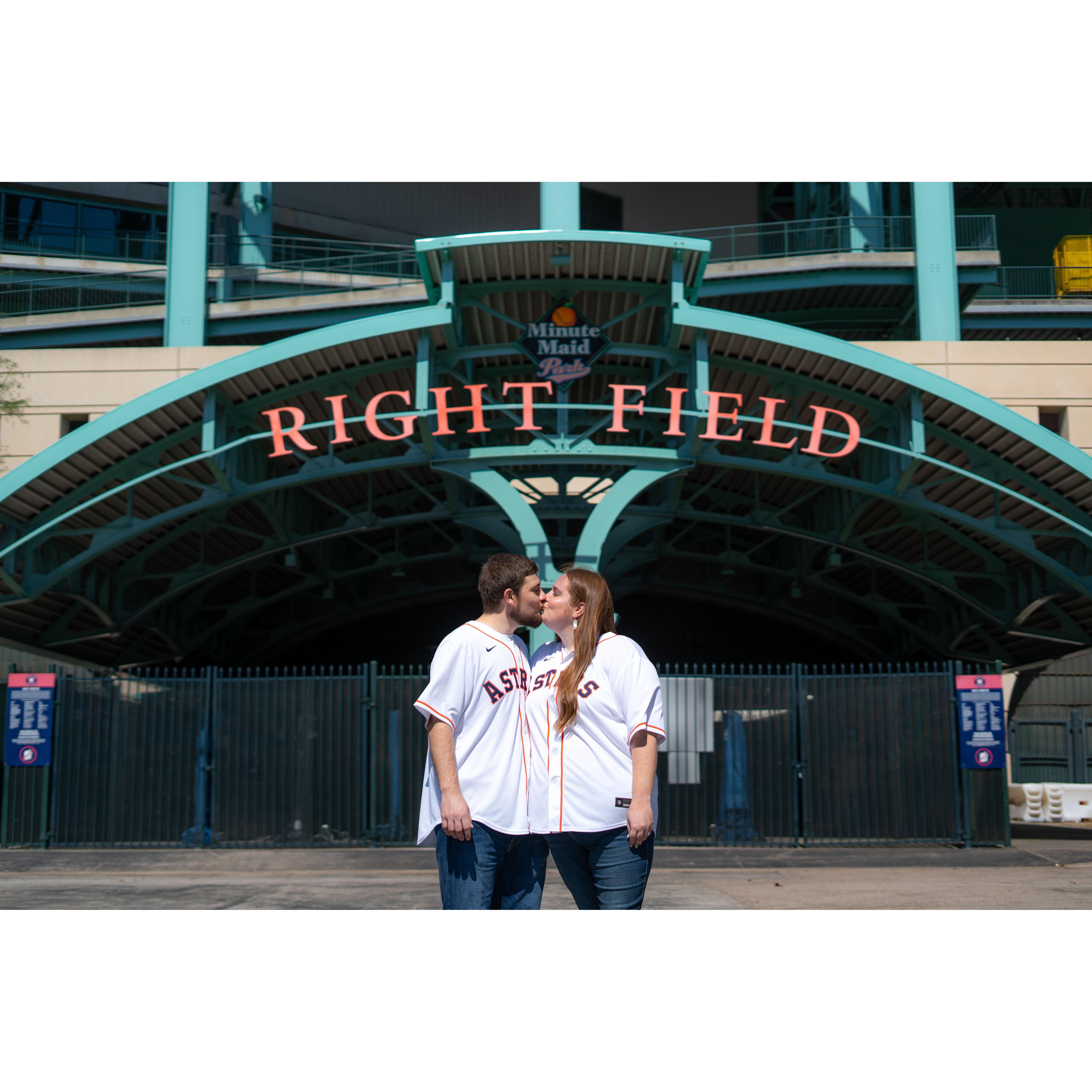 We always have a traditional right field picture!