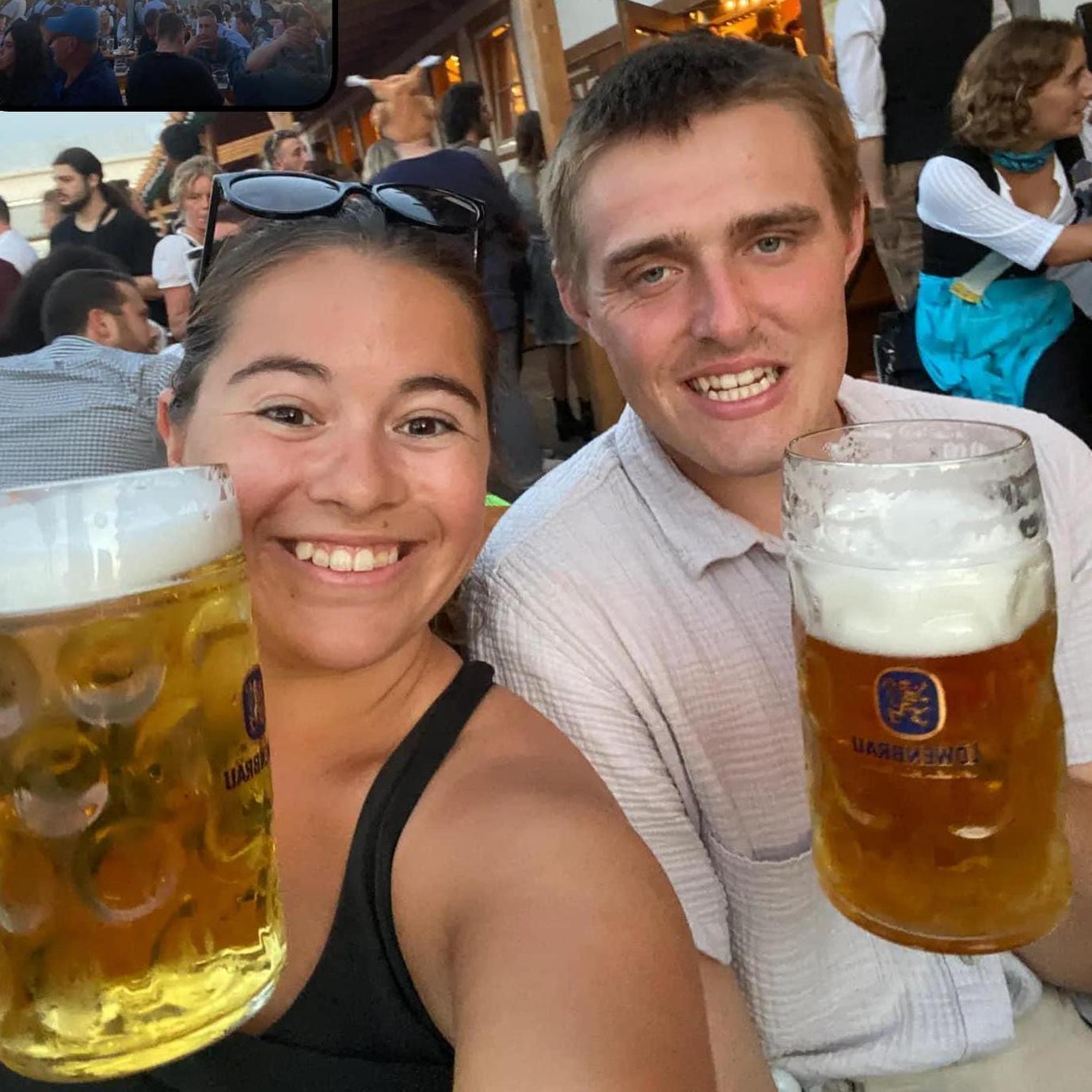 First Oktoberfest in Germany together