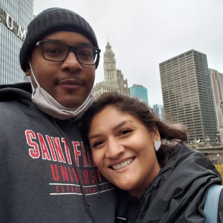 Reunited in Chicago after 1 yr