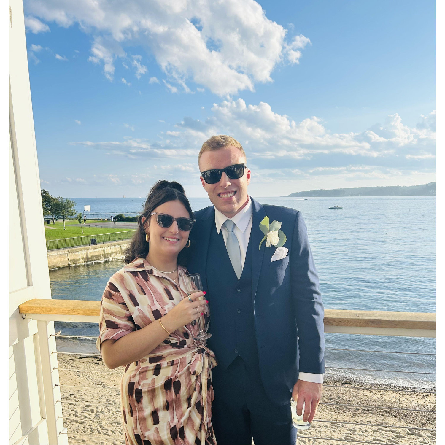 Our first wedding together celebrating The Levesque's!