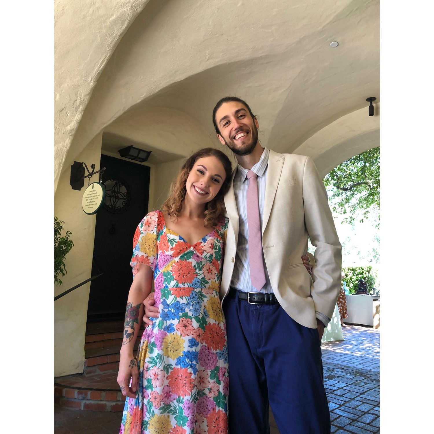 Nicolette’s brother’s wedding, which she had the honor of officiating.