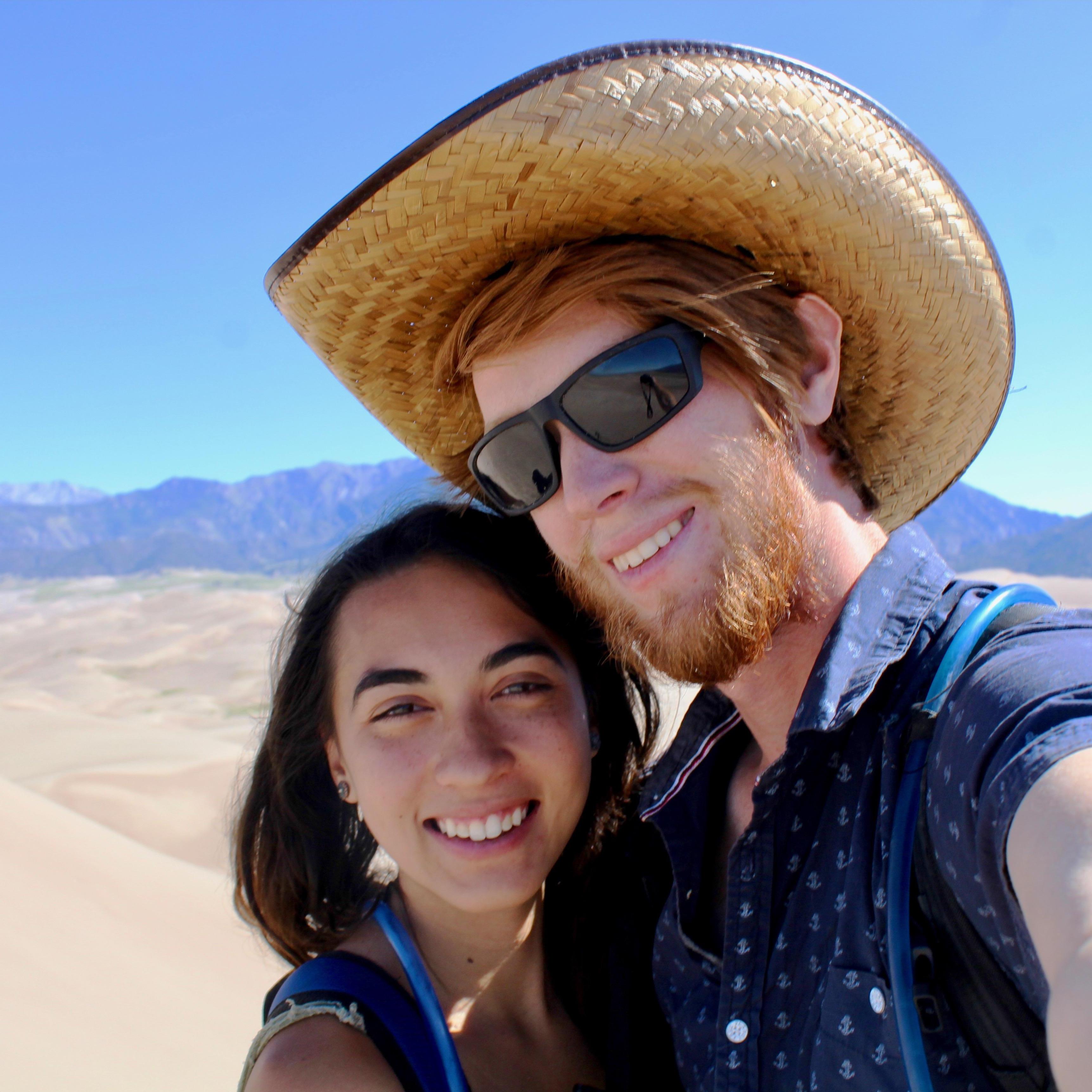 Hiking Star Dune, the tallest sand dune in North America. Great Sand Dunes Nat'l Park is one of our favorites!